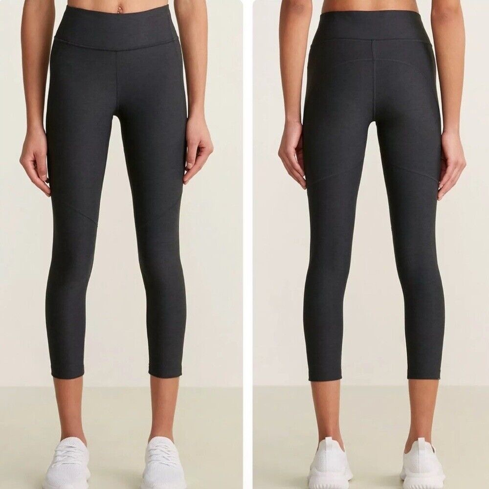 Outdoor Voices Dark Grey Warmup Leggings 7/8